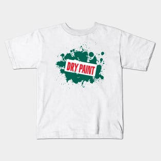 Dry Paint (GREEN) Kids T-Shirt